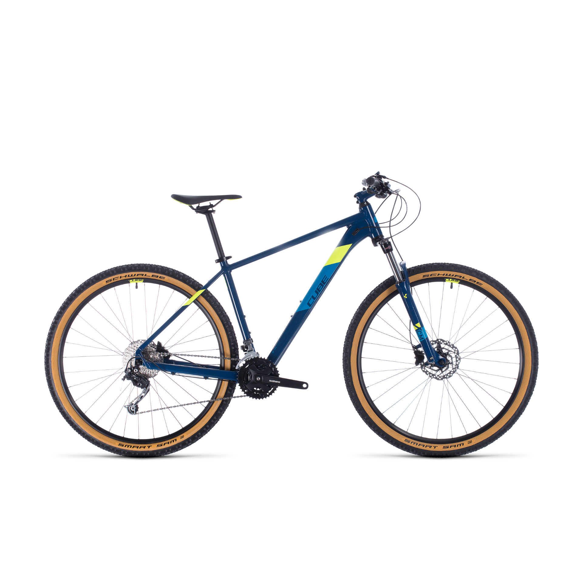 Cube Aim SL Mountain Bike Blueberry/Flashyellow