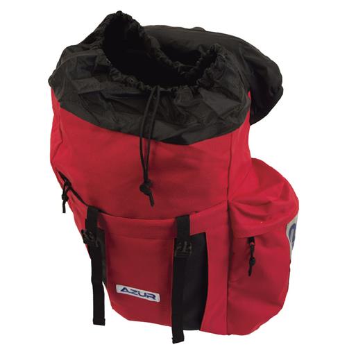 Azur Commuter Rear Pannier Bag Pair 48L Red