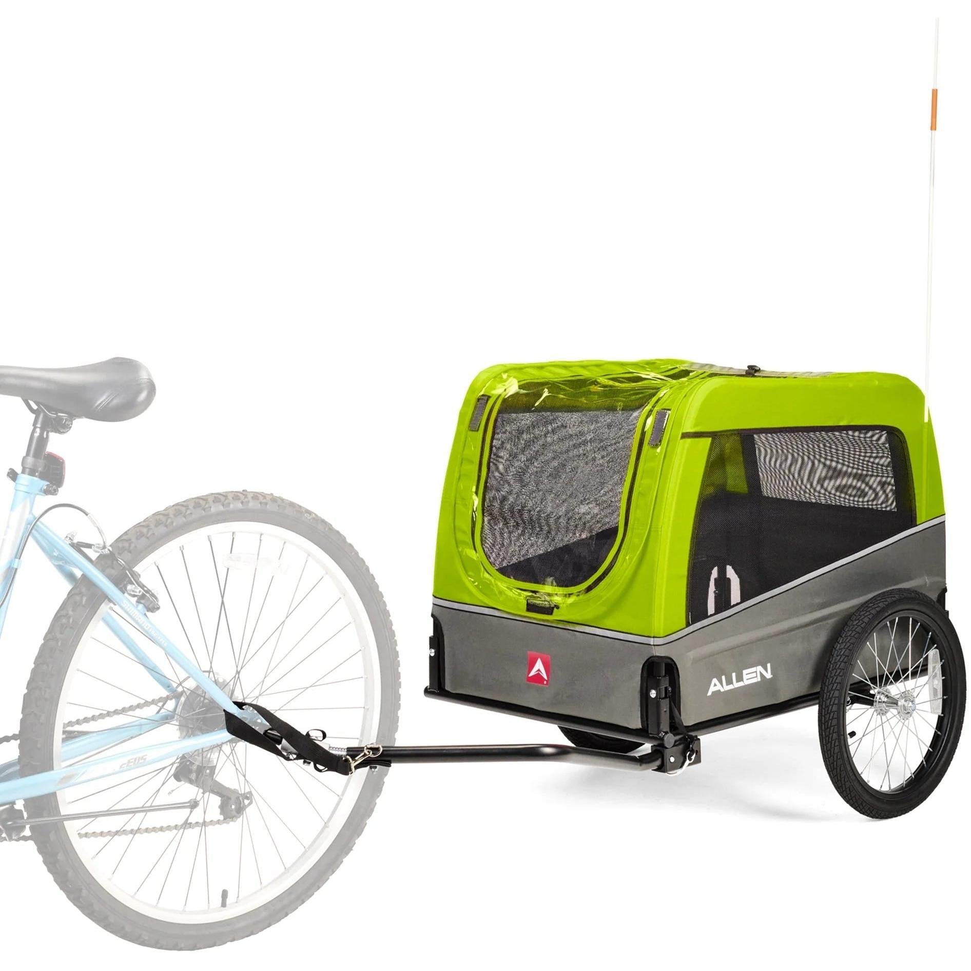 Allen Deluxe Medium Dog Trailer Green