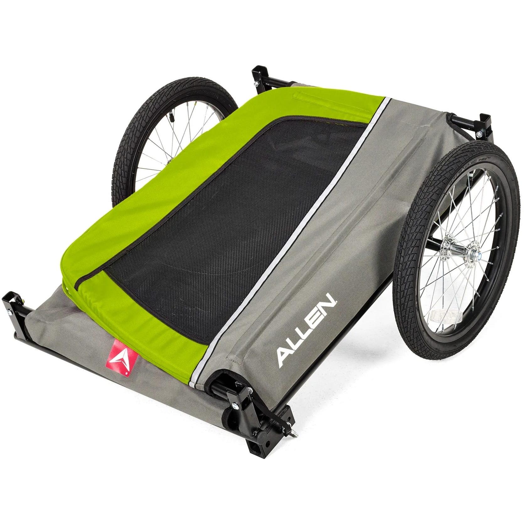 Allen Deluxe Medium Dog Trailer Green