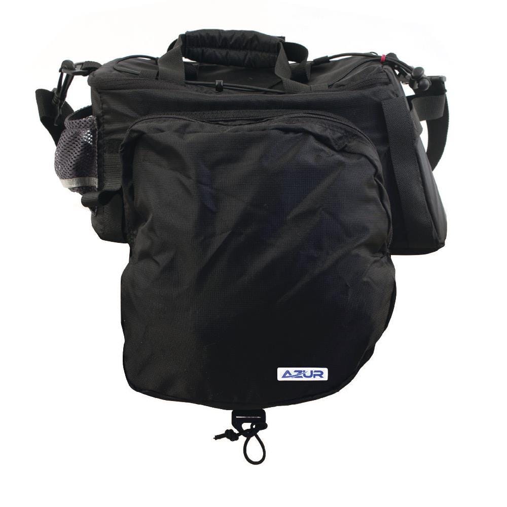 Azur Top Rack Expandable Trunk Bag 11.7L Black