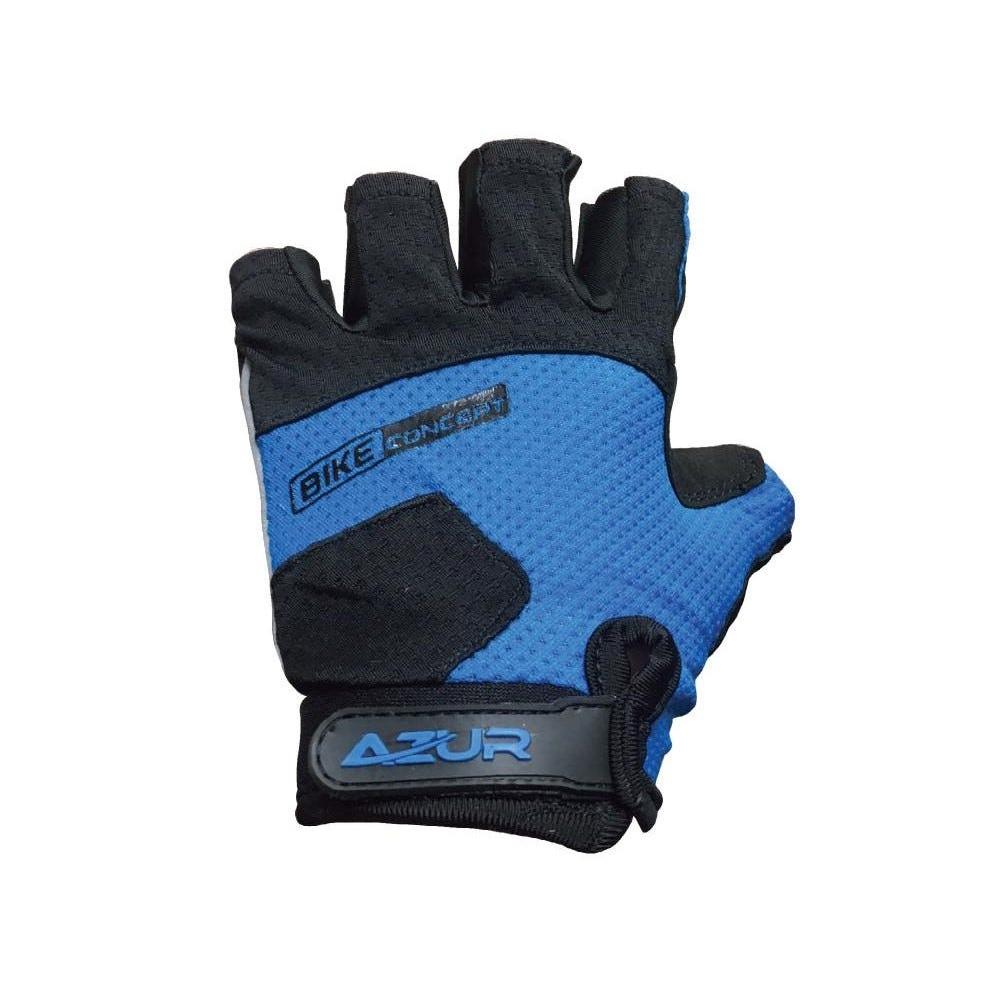 Azur Youth K6 Series Short Finger Gloves Blue