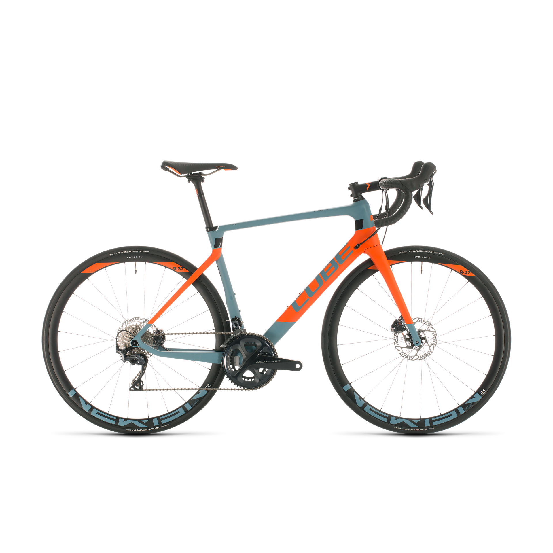 Cube Agree C62 Race Road Bike Bluegrey/Orange (2020)
