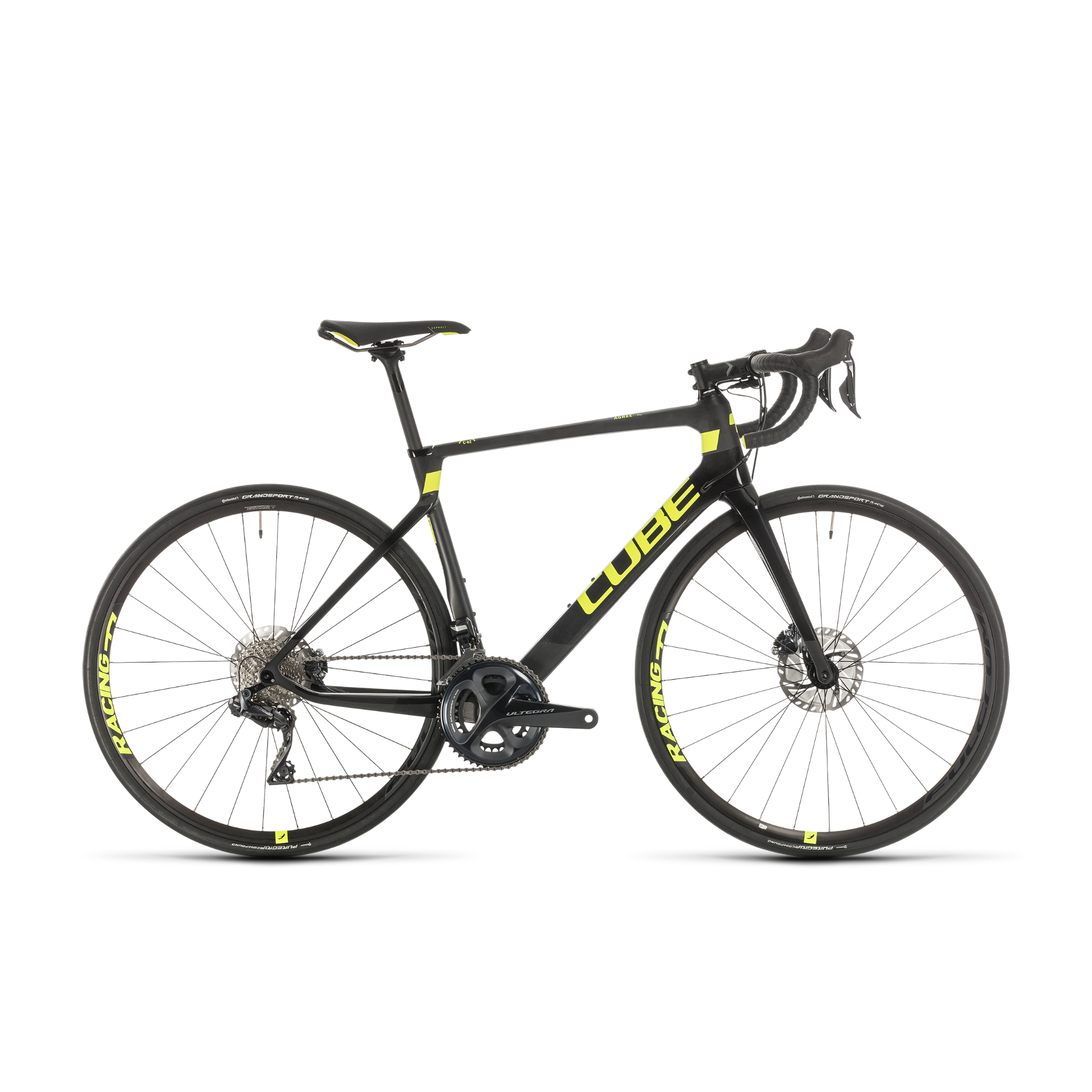 Cube Agree C62 SL Road Bike Carbon Flashyellow (2020)