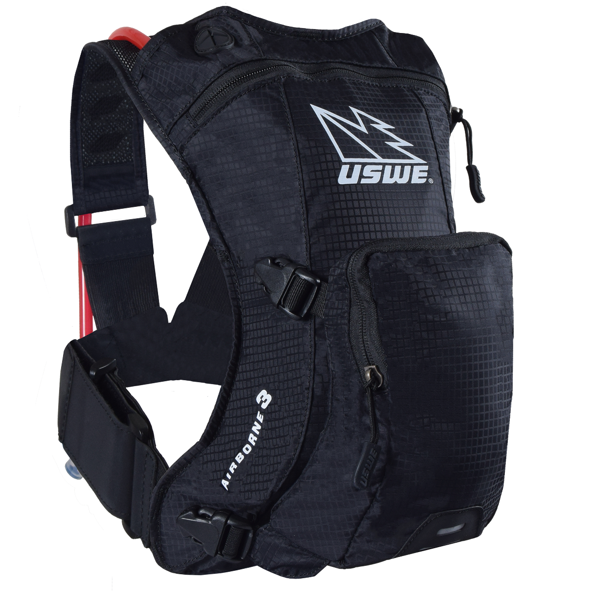 USWE Airborne 3 Hydration Pack Carbon Black