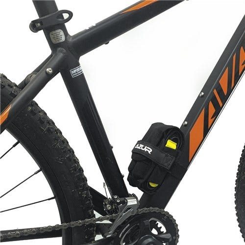 Azur Keep Riding Small Top Tube Bag Black