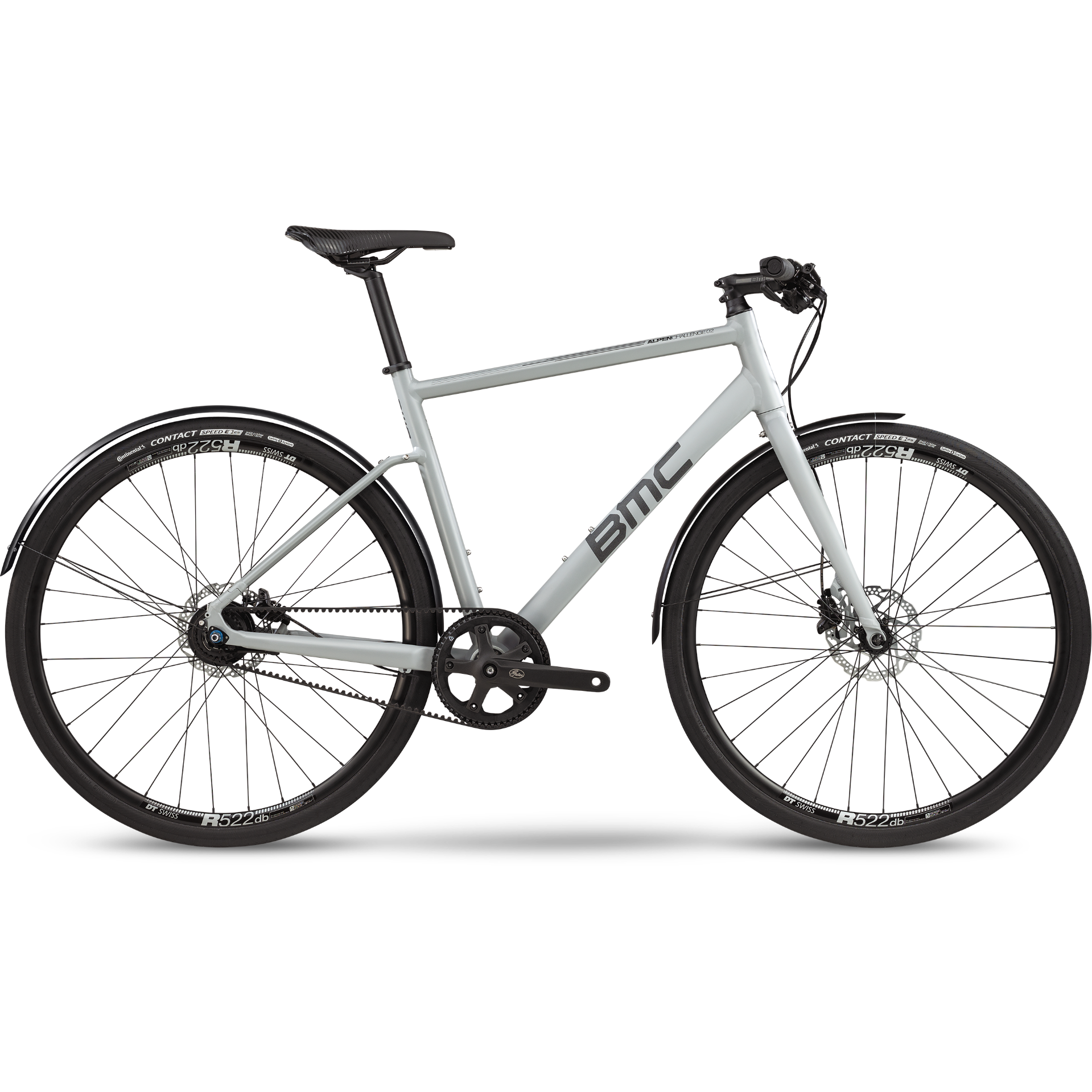 BMC Alpenchallenge 02 One Flat Bar Road Bike Grey/Black Reflective (2020)