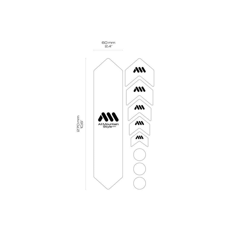 All Mountain Style Frame Guard Black / Silver