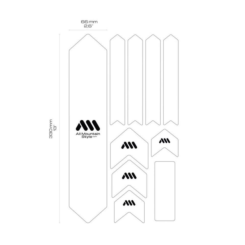AMS Honeycomb Frame Guard XL Frame Protection Clear/Wolf