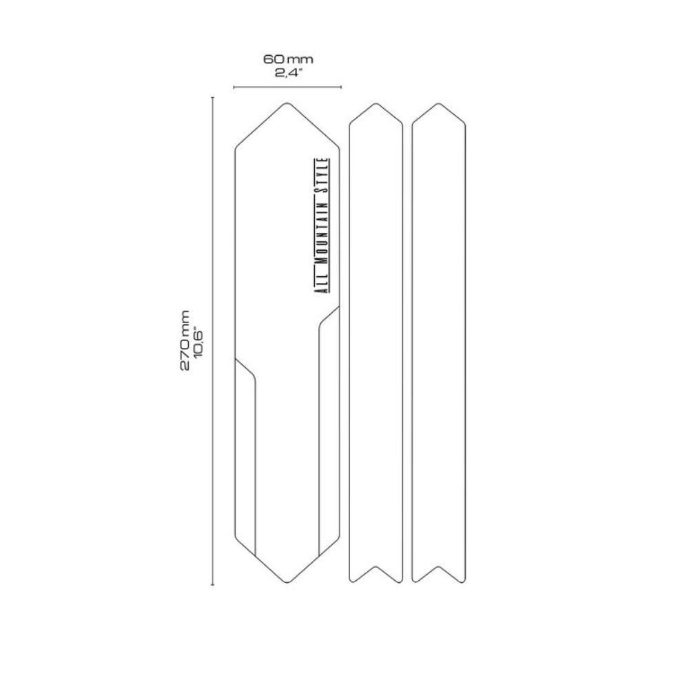 AMS Honeycomb Chain Guard Frame Protection Black Maze