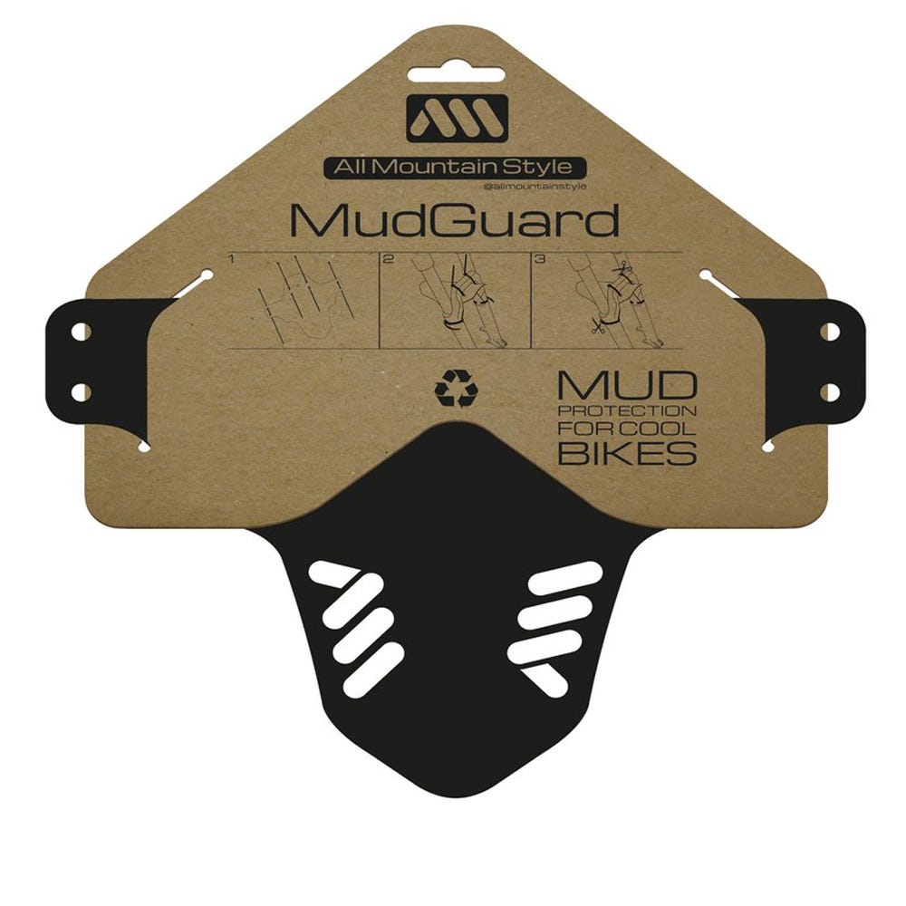 All Mountain Style Mud Guard Black/White