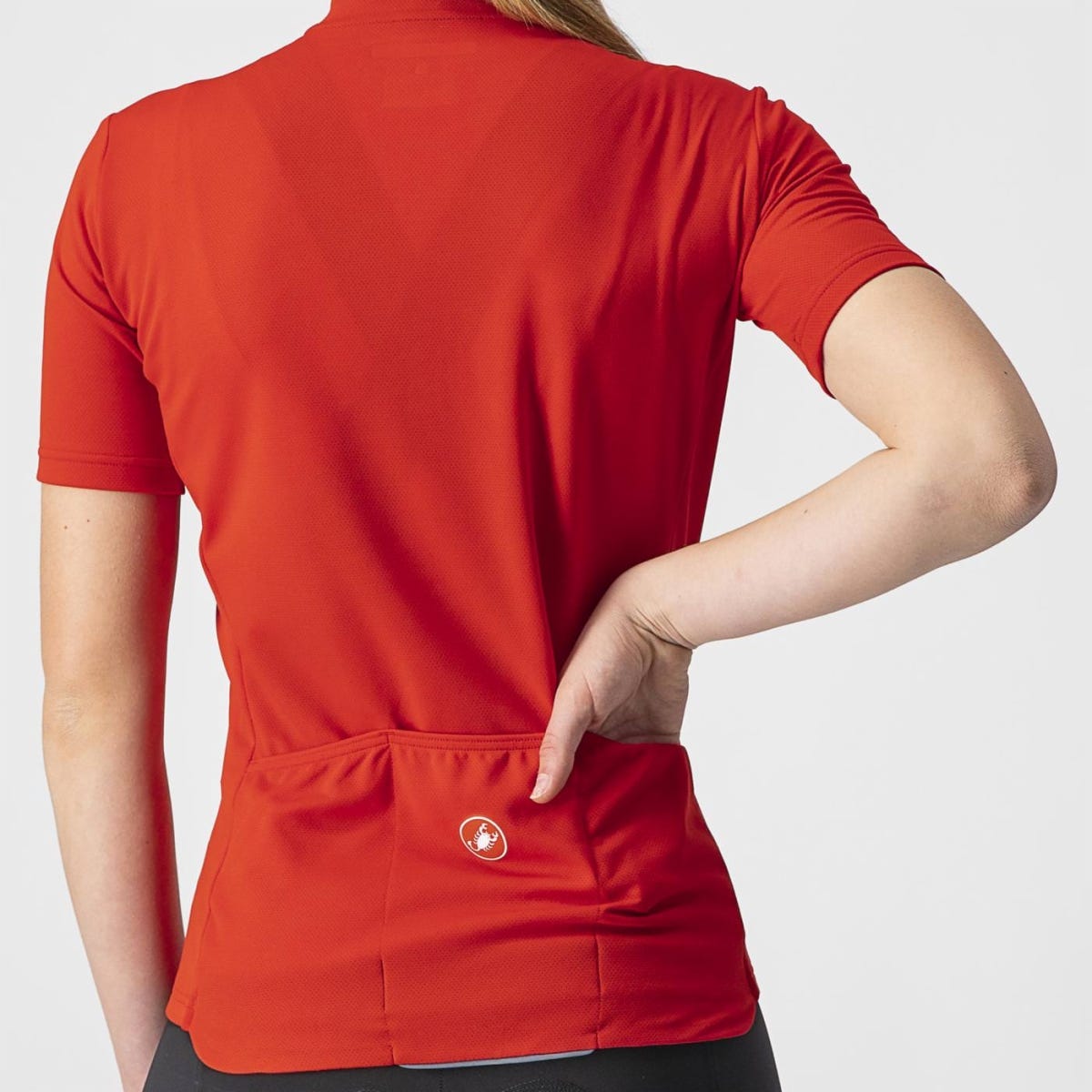 Castelli Anima 3 Women's Jersey Light Black/Red