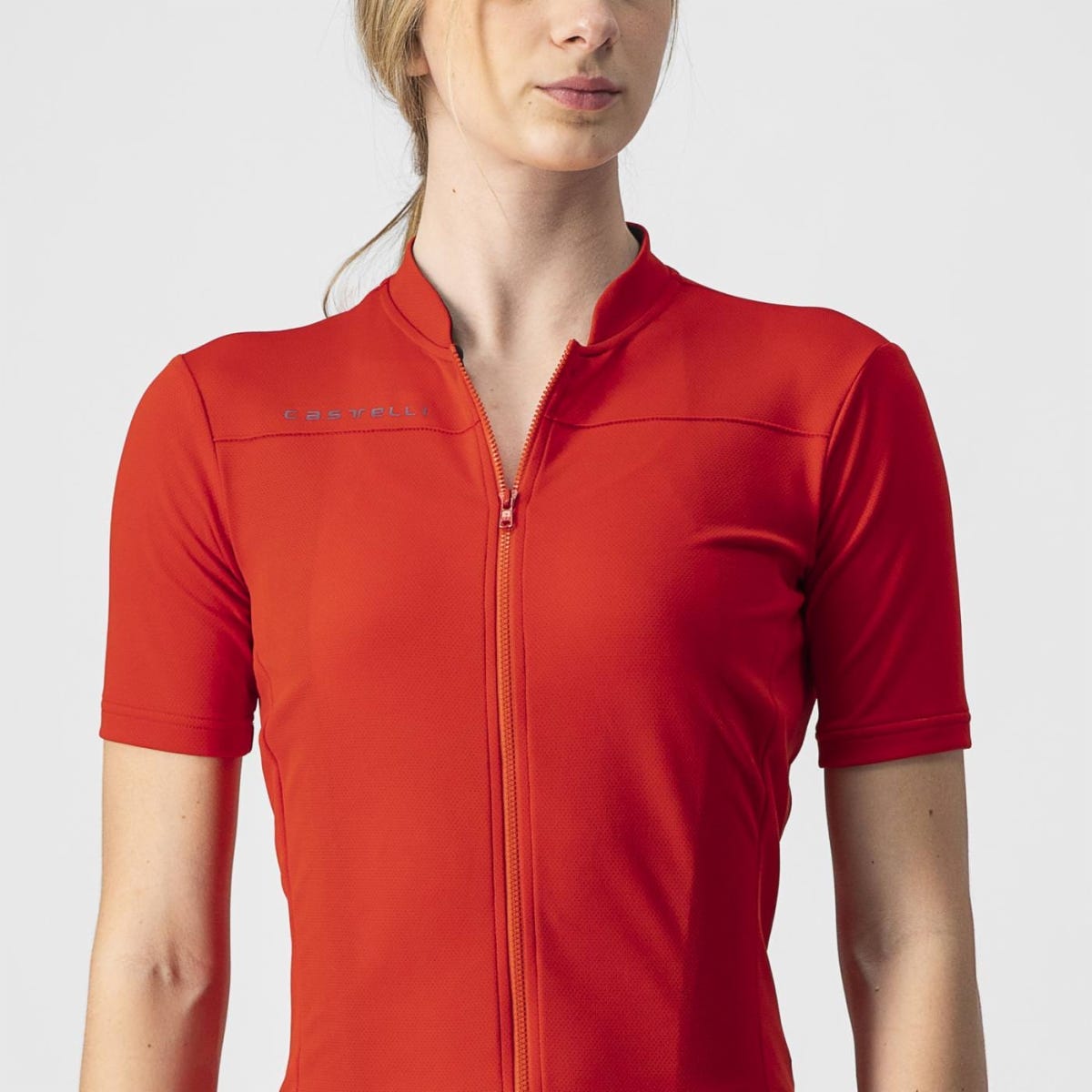 Castelli Anima 3 Women's Jersey Light Black/Red