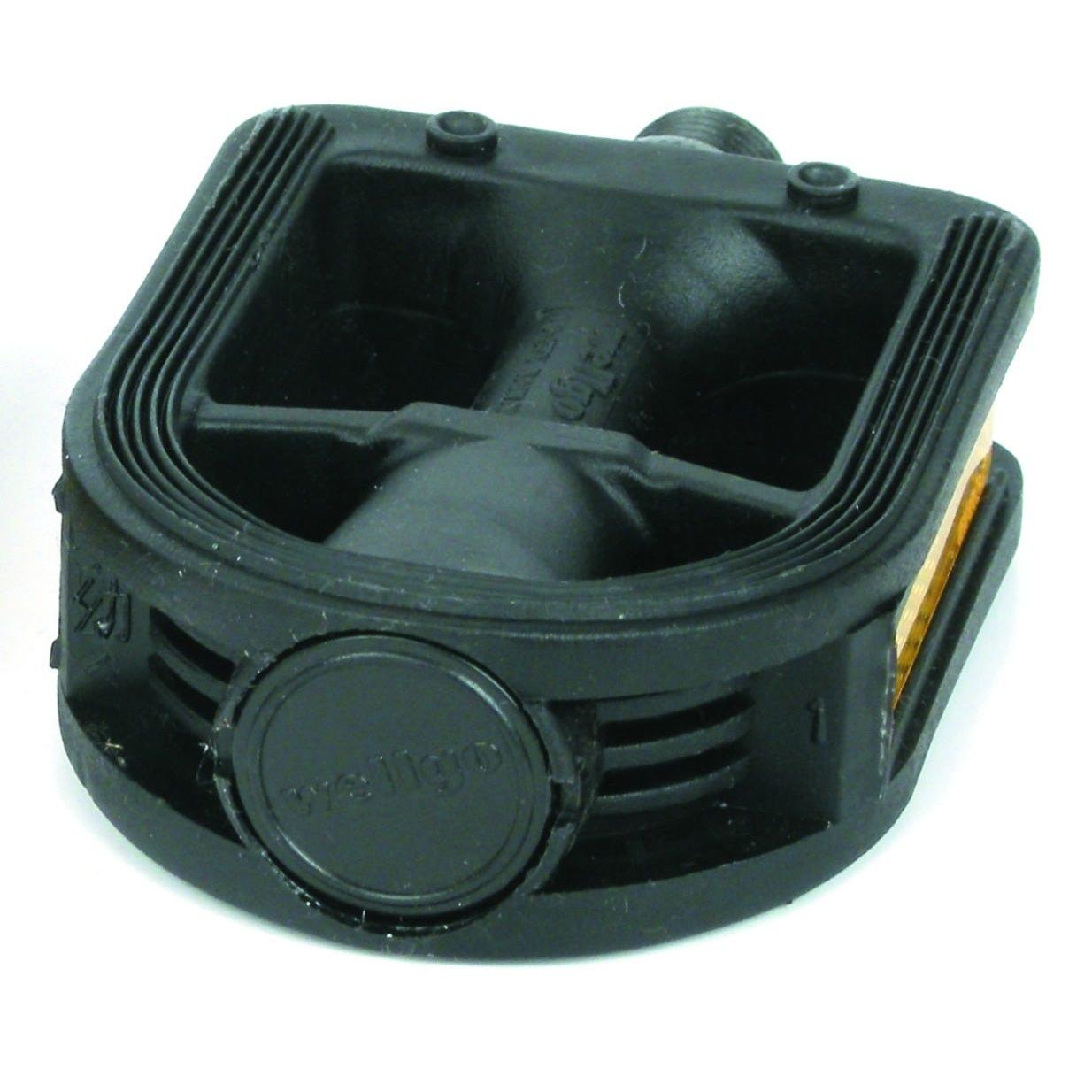Azur BMX 1/2inch Alloy Platform Pedal Black