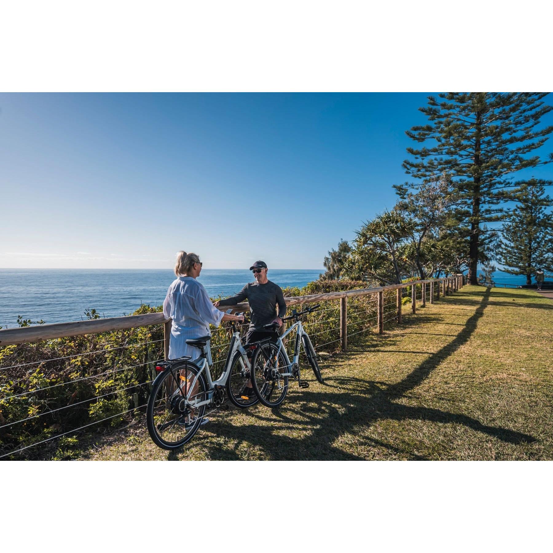 Rever Urban Amalfi Electric Hbrid Bike Grey