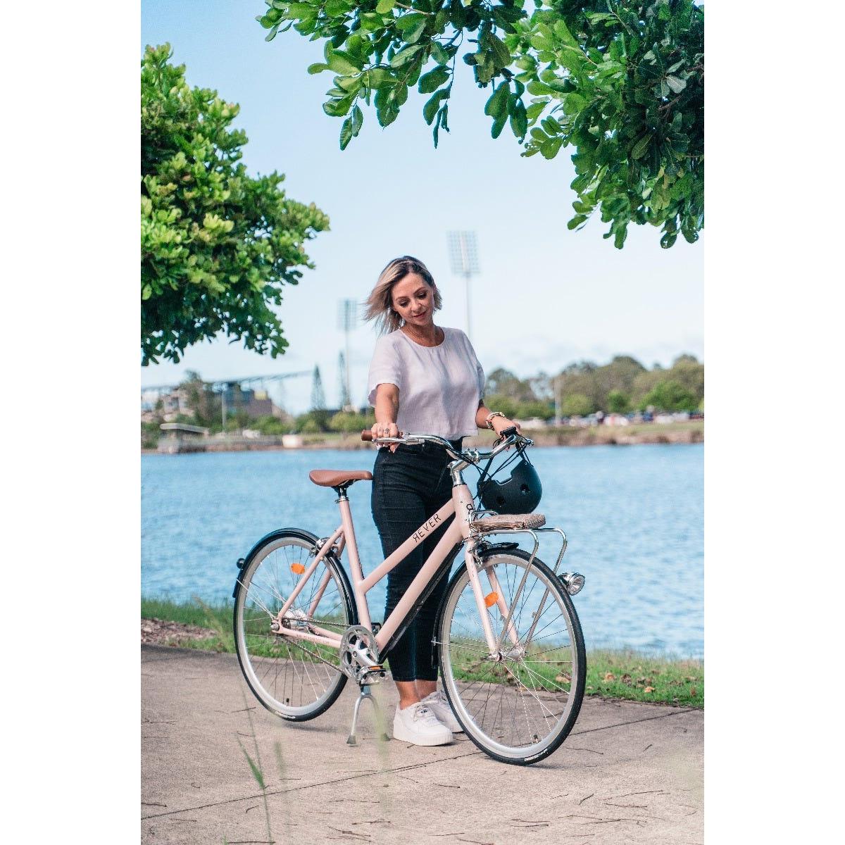 Rever Vintage Womens Electric Bike Pink