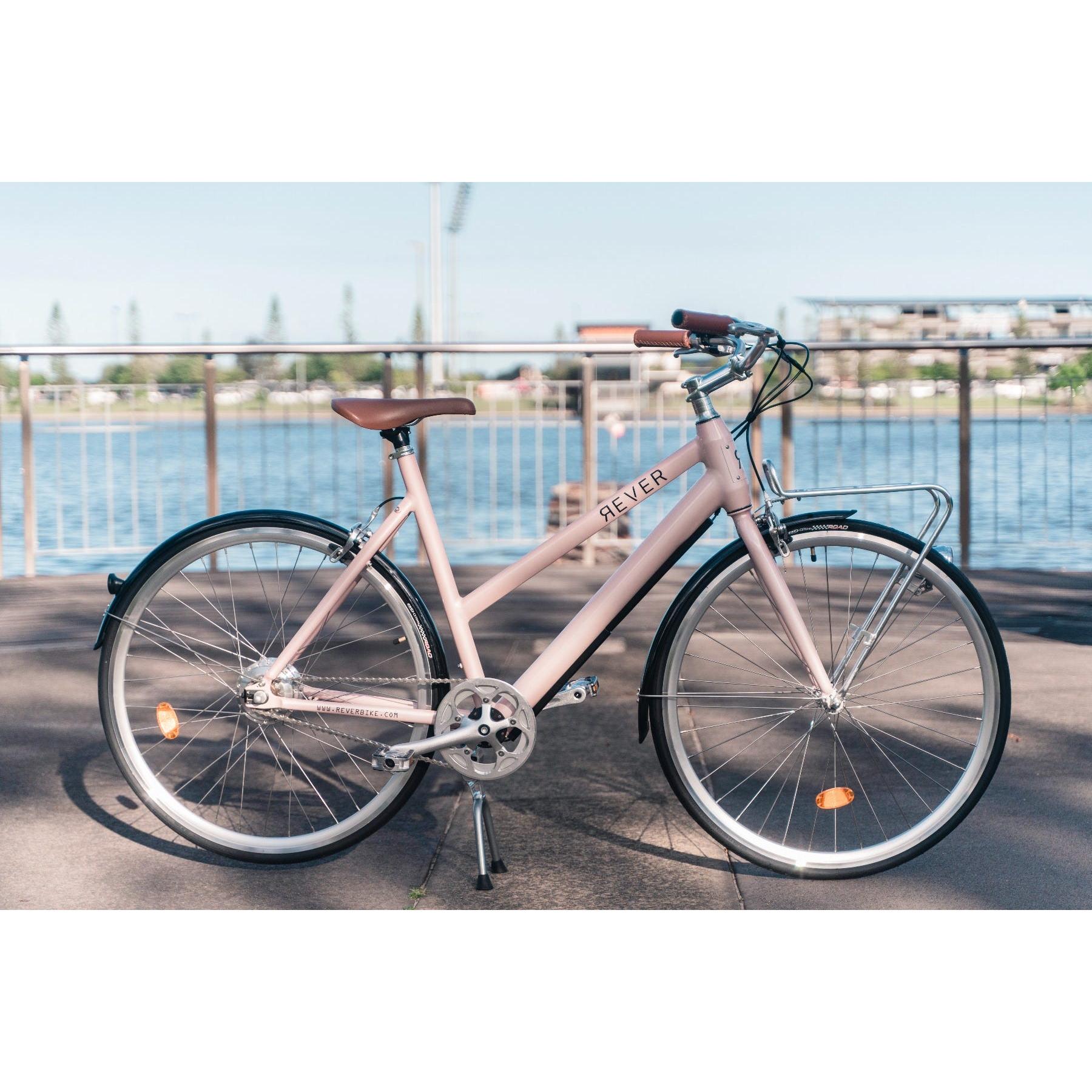 Rever Vintage Womens Electric Bike Pink