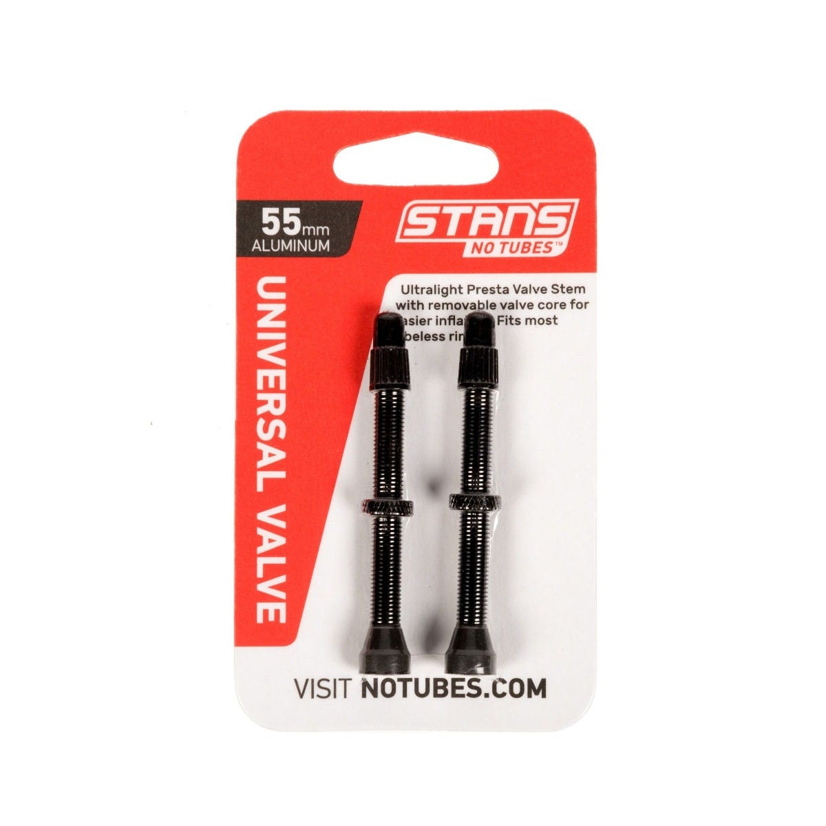 Stans Lightweight Valve Stem Pair 55mm