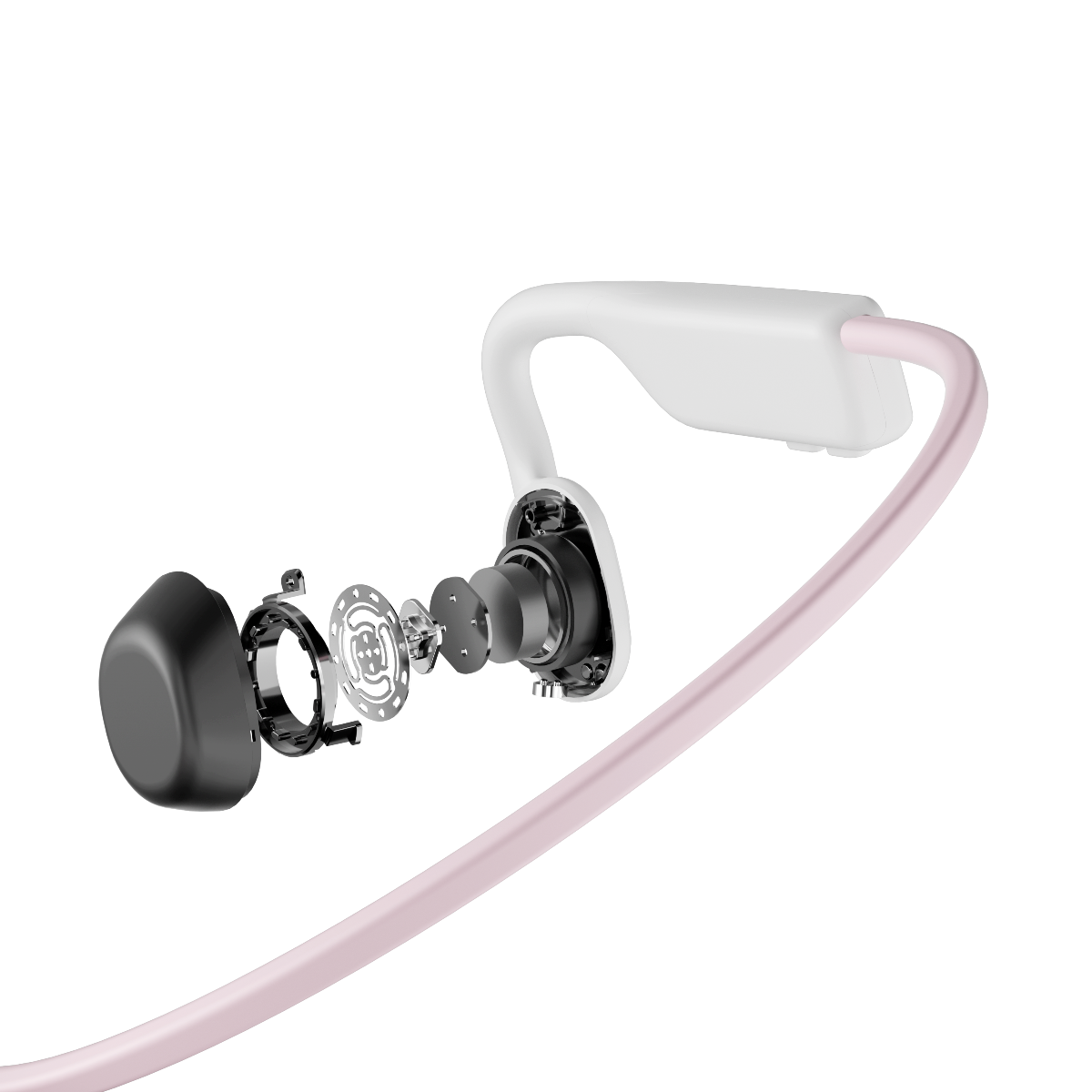 Aftershokz OpenMove Wireless Headphones Himalayan Pink