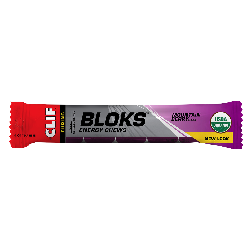Clif Bloks [Box of 18] (Mountain Berry)
