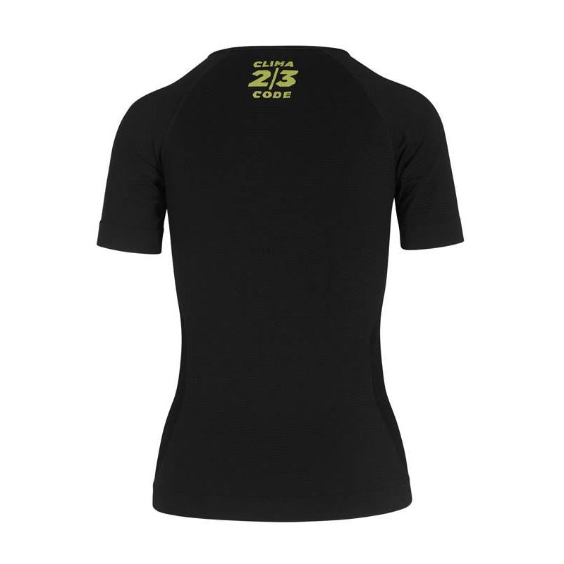Assos Women's Spring Fall Short Sleeve Skin Layer Black Series