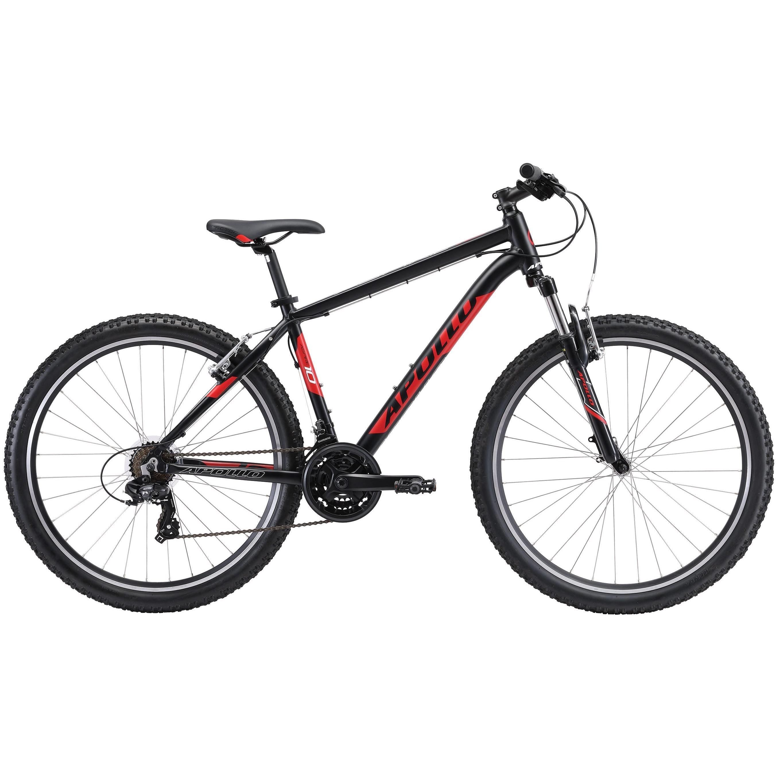 Apollo Aspire 10 Mountain Bike Black (2018)