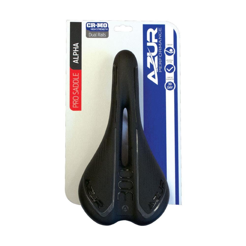 Azur Pro Range Alpha CroMo Saddle Black
