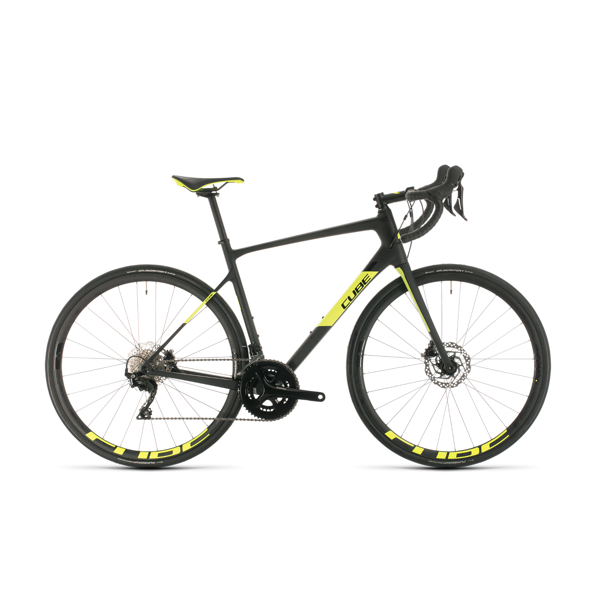Cube Attain GTC Race Road Bike Carbon/Flashyellow