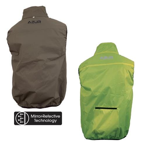 Azur Transverse Vest Grey/Fluro