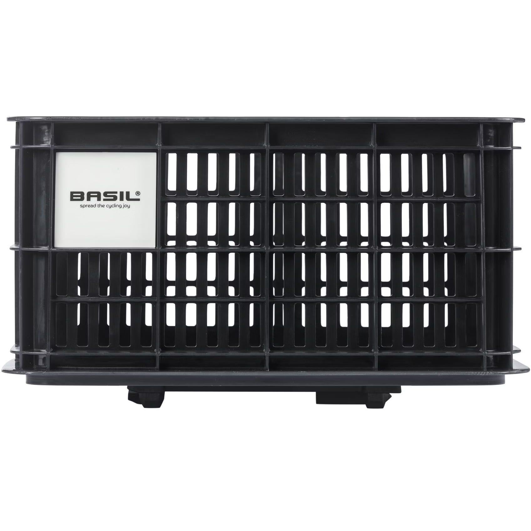 Basil Bicycle Crate MIK Small 17.5L Recycled Plastic Black