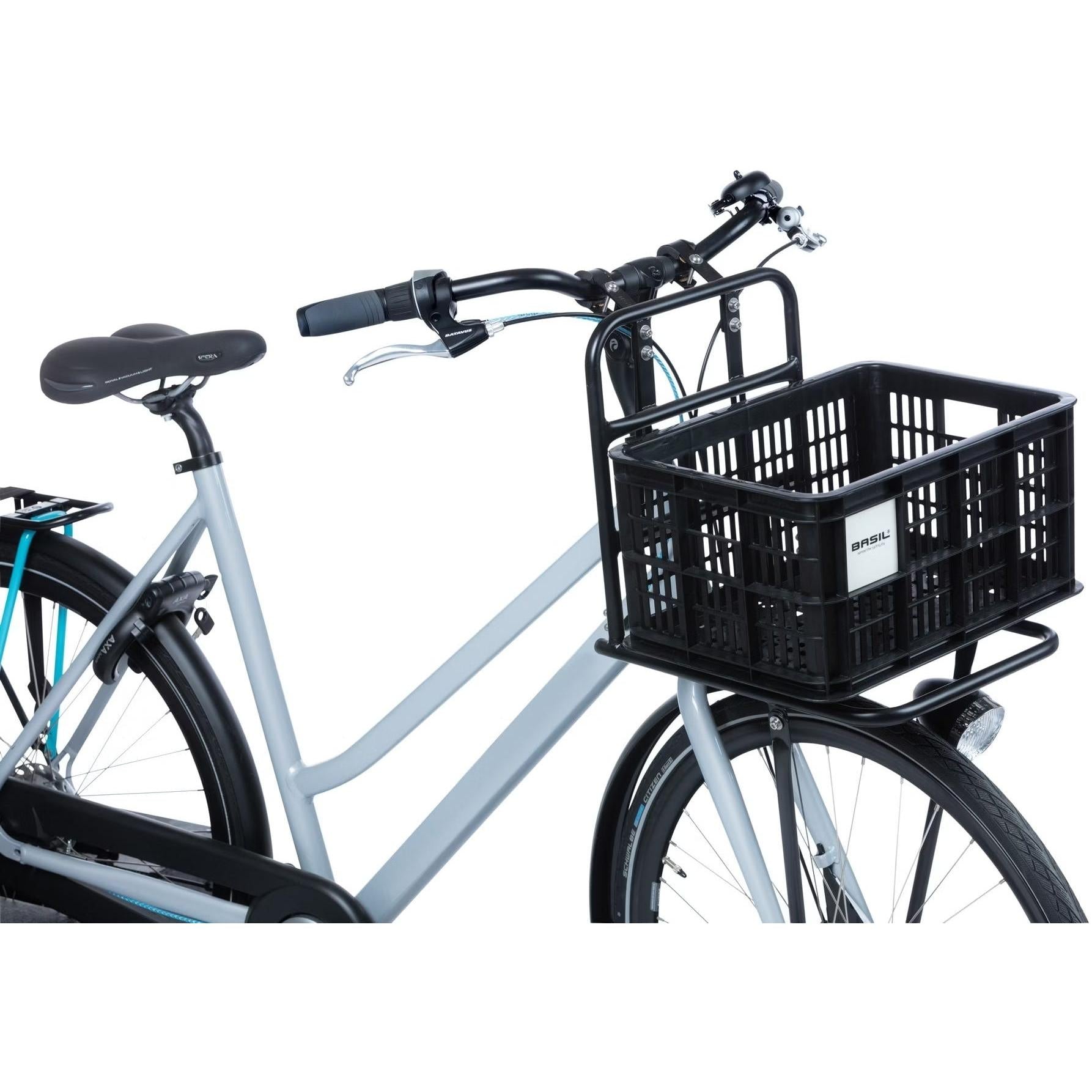 Basil Bicycle Crate MIK Small 17.5L Recycled Plastic Black