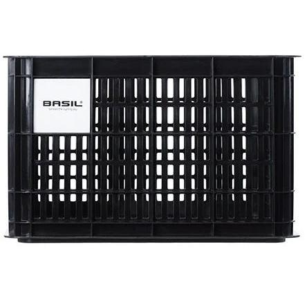 Basil Bicycle Crate Medium 29.5L Recycled Plastic Black