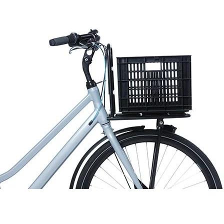 Basil Bicycle Crate Medium 29.5L Recycled Plastic Black