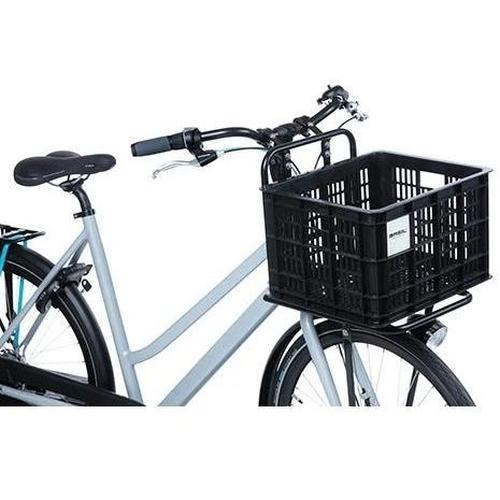 Basil Bicycle Crate Medium 29.5L Recycled Plastic Black