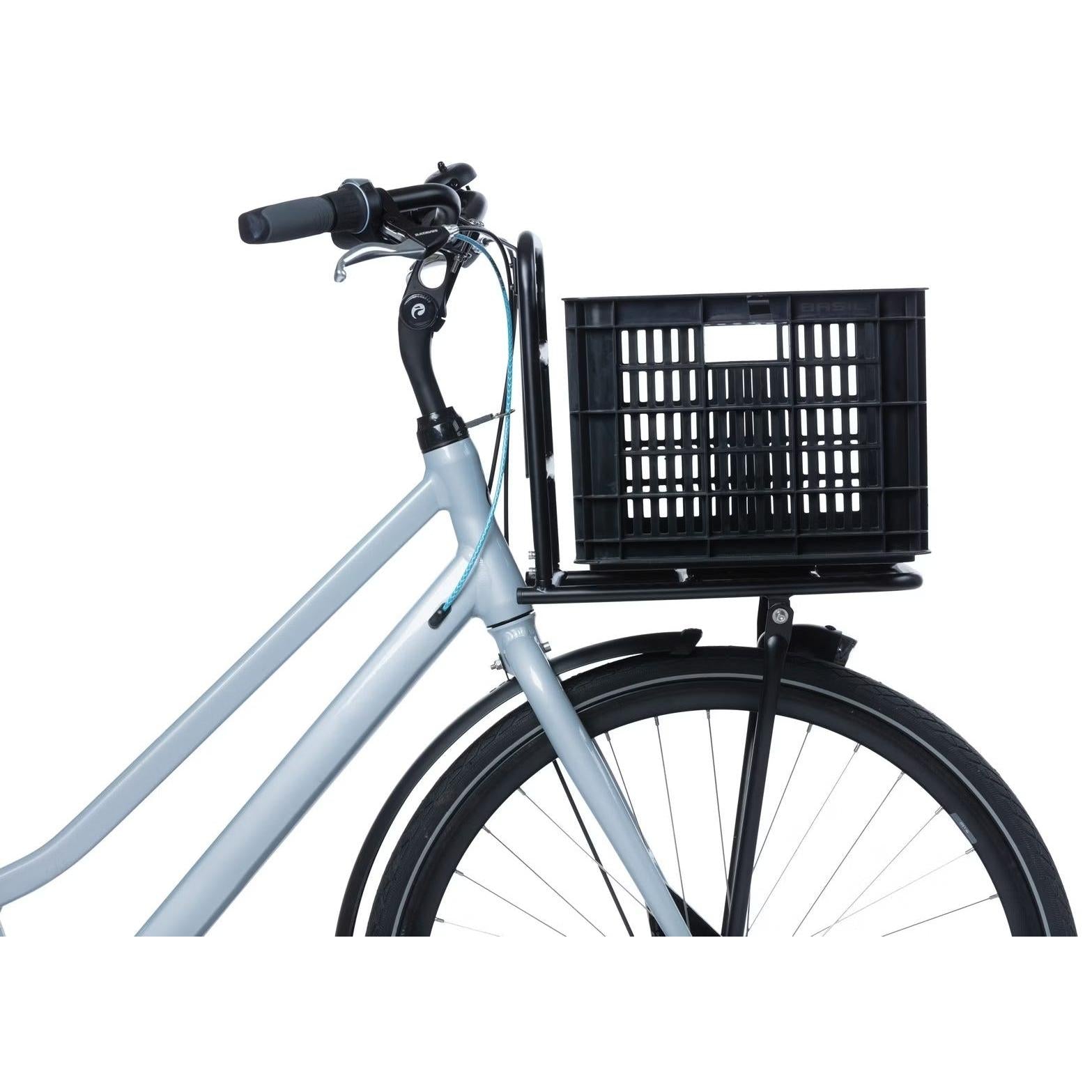 Basil Bicycle Crate MIK Medium 29.5L Recycled Plastic Black