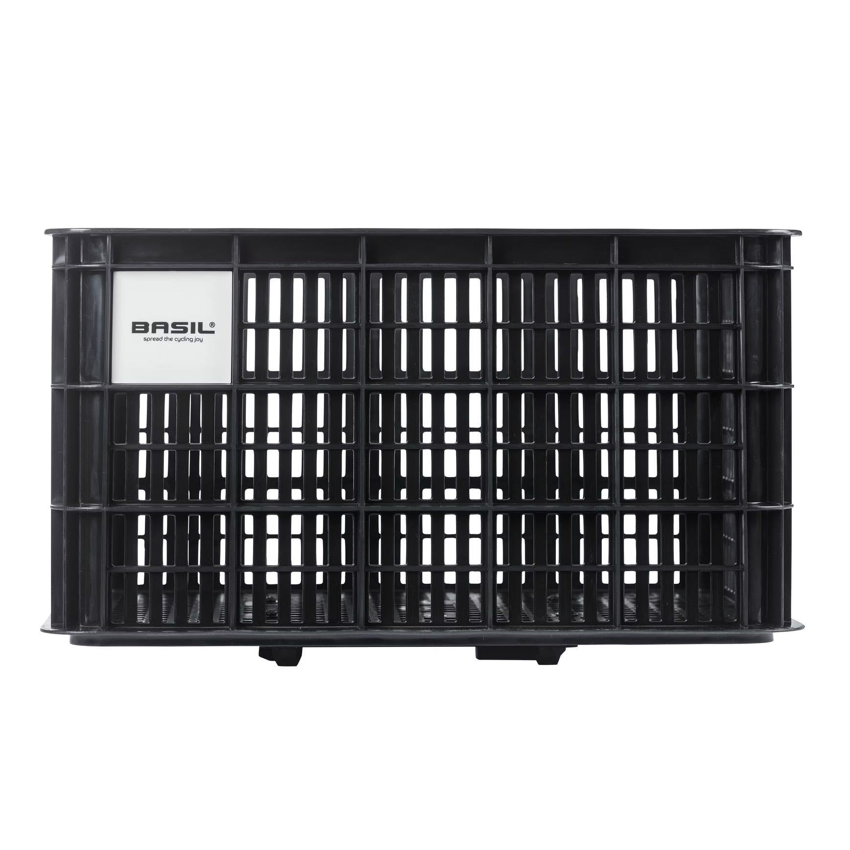 Basil Bicycle Crate MIK Large 40L Recycled Plastic Black
