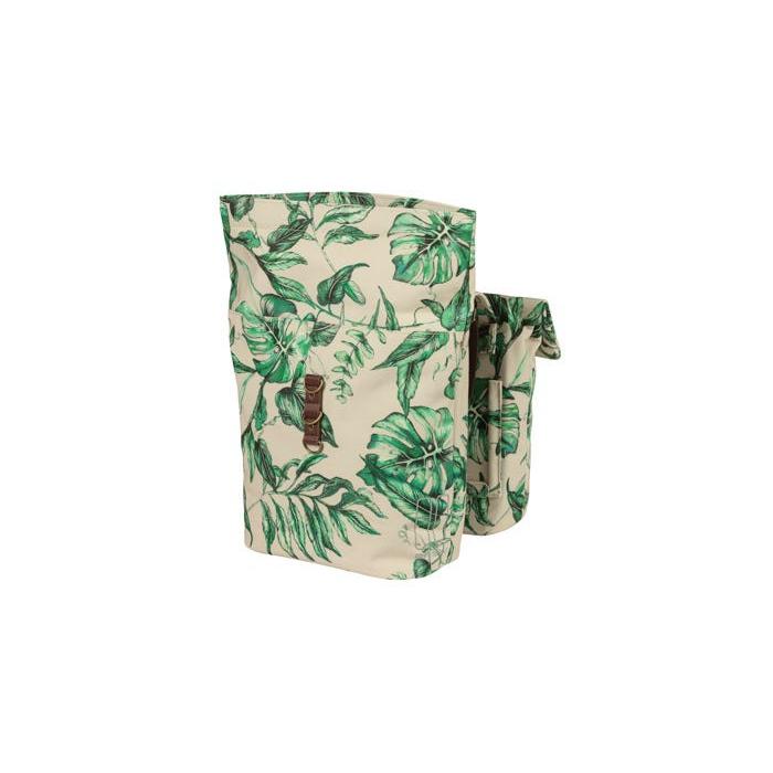 Basil Ever Green Double Pannier Bags Sandshell Beige 32L