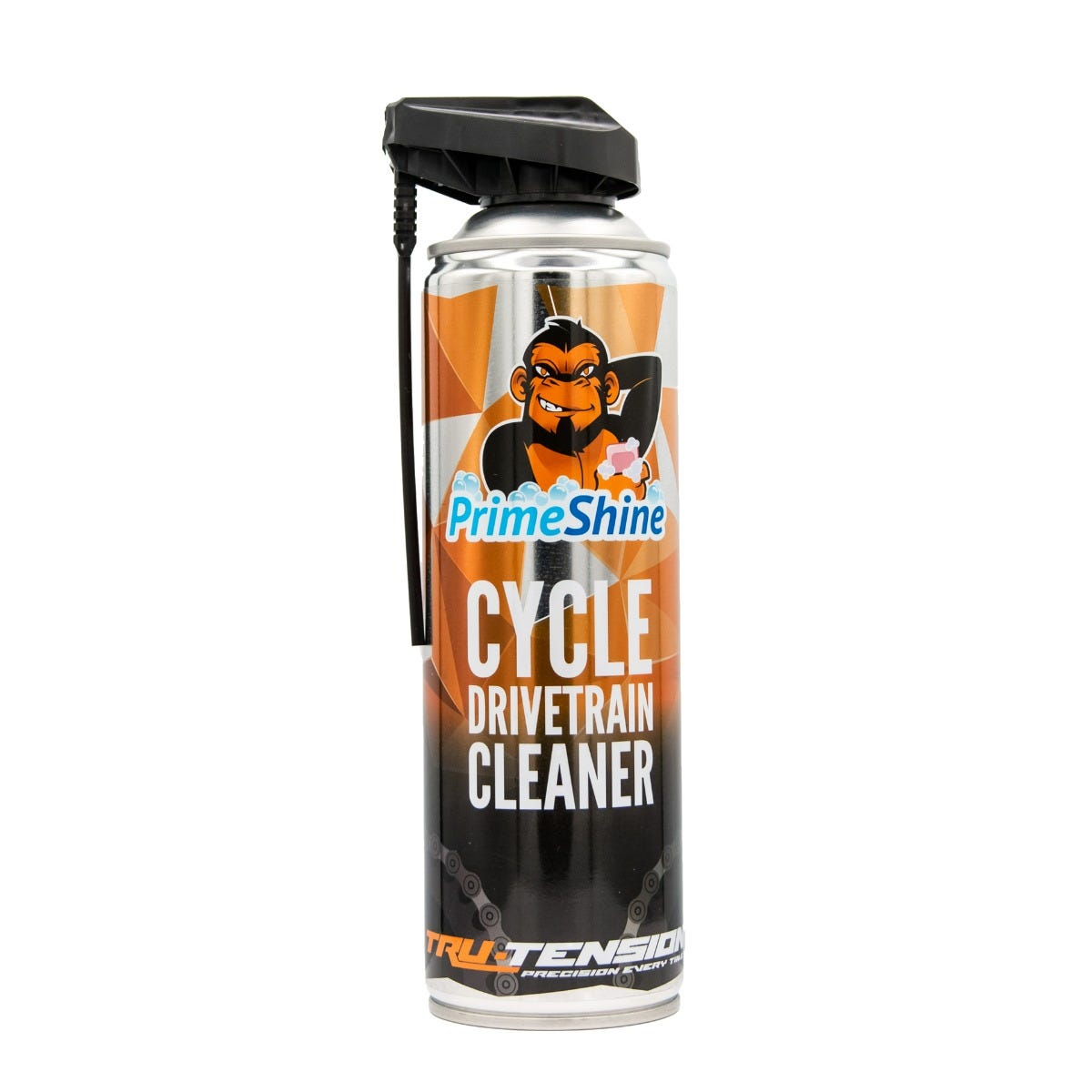Tru-Tension Prime Shine Aerosol Cycle Drivetrain Cleaner 500ml