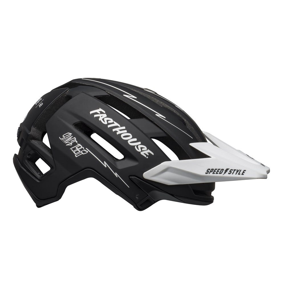 Bell Super Air R Spherical Mips Fullface Helmet Fasthouse Black/White