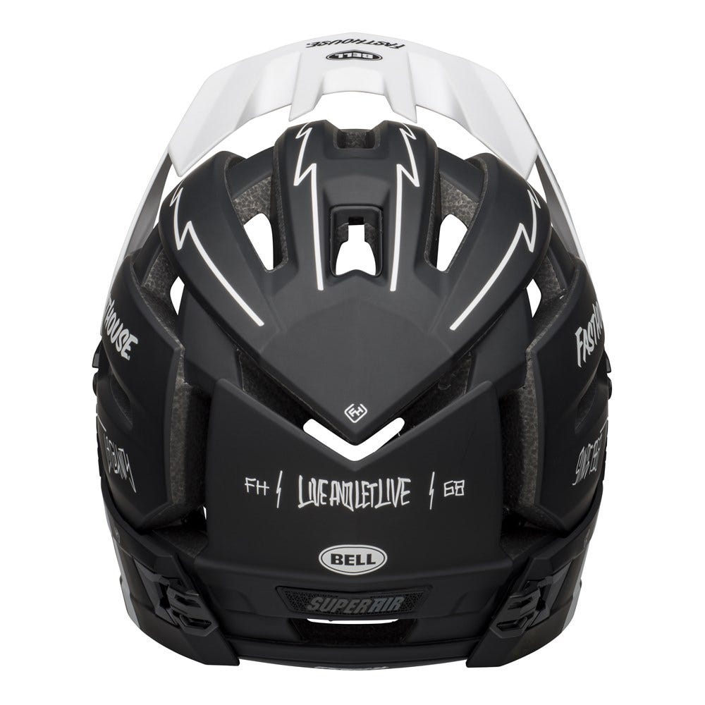 Bell Super Air R Spherical Mips Fullface Helmet Fasthouse Black/White