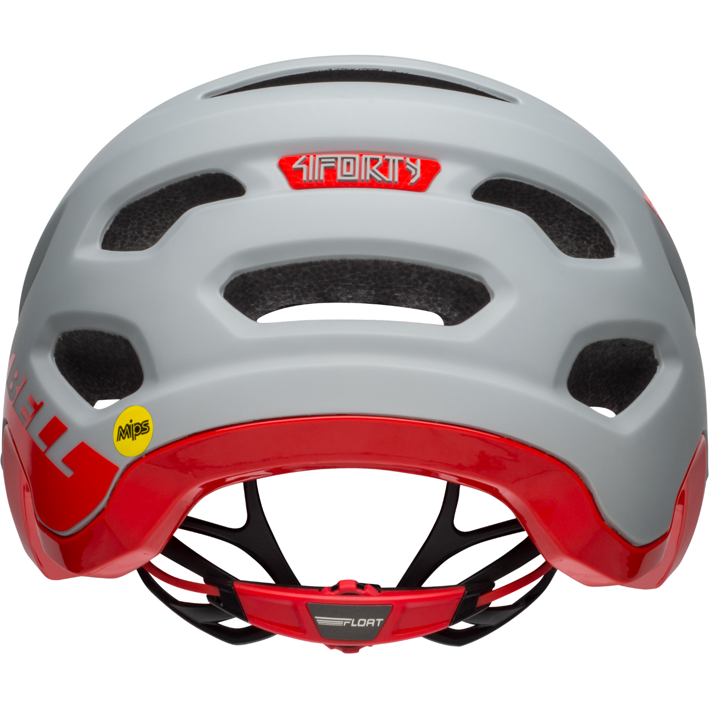 Bell 4Forty Mips Helmet Mat/Gloss Dark Grey/Crimson