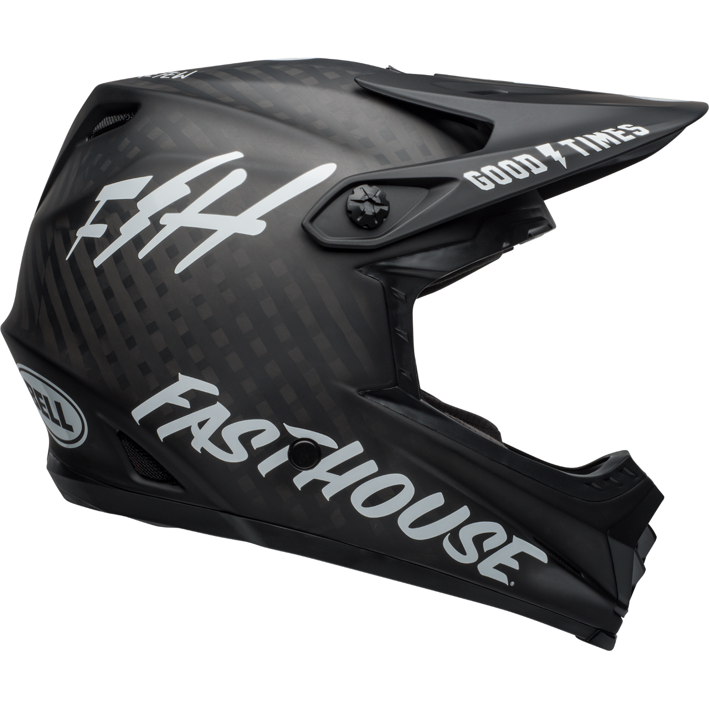 Bell Full-9 Helmet Matte Black/White Fasthouse LG
