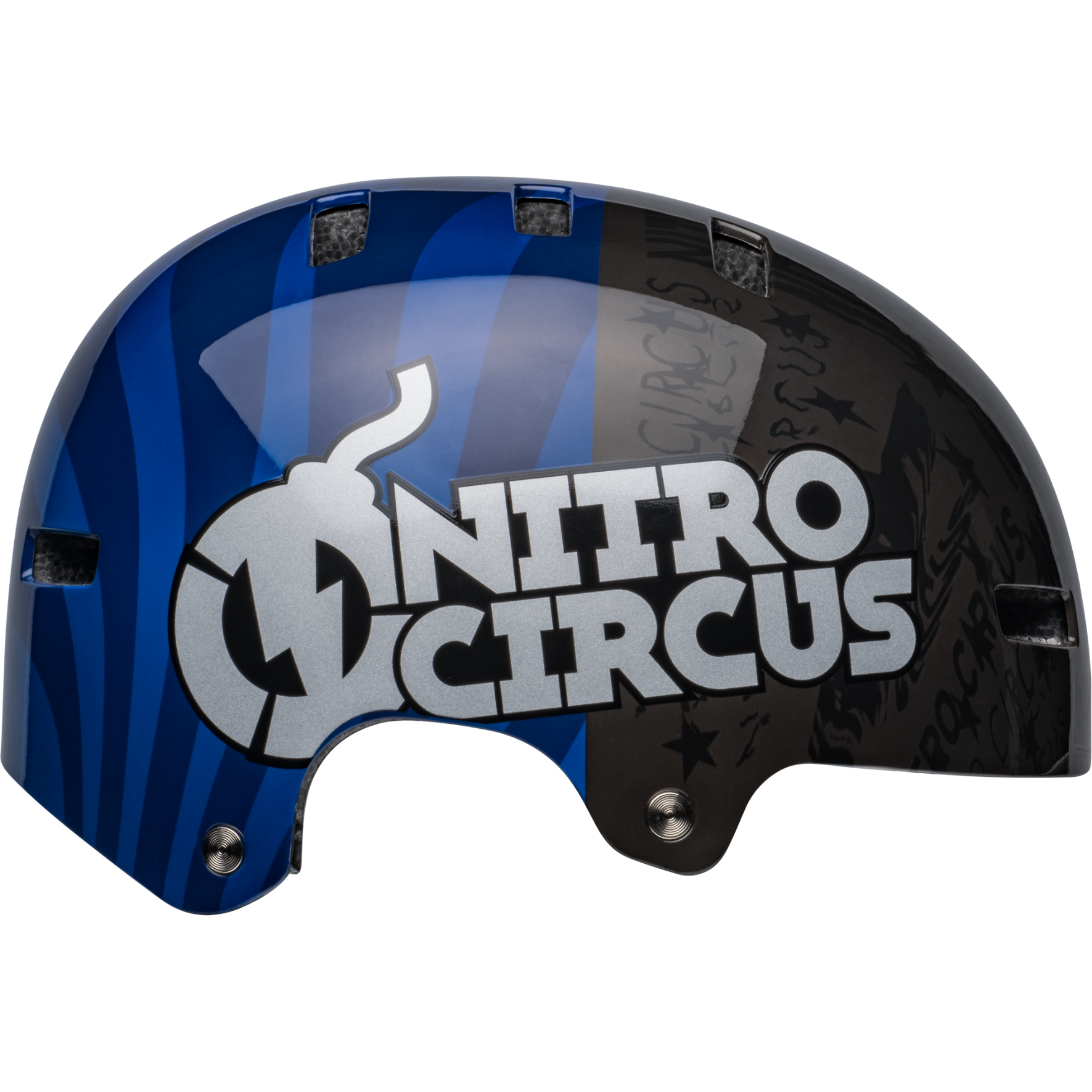 Bell Local Nitro Circus Helmet Navy/Silver
