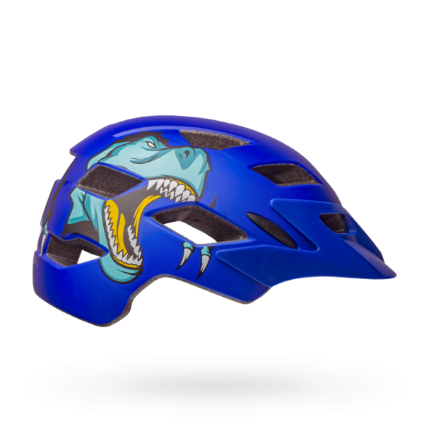 Bell Sidetrack Kids Helmet Mat Blue Rex Uni