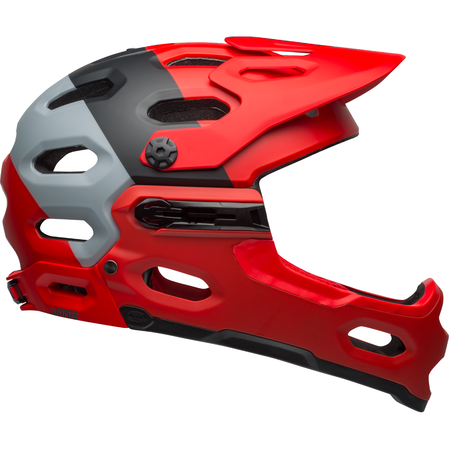 Bell Super 3R Mips Helmets Matte Crimson/Black