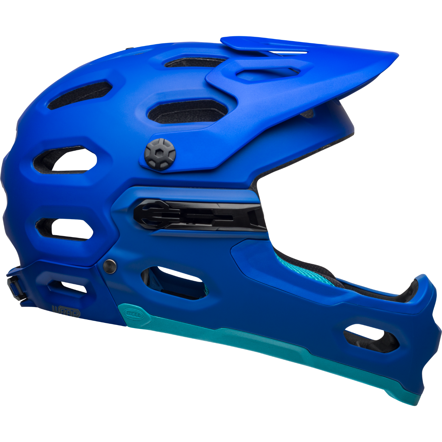 Bell Super 3R Mips Helmet Mat Blue/Bright Blue