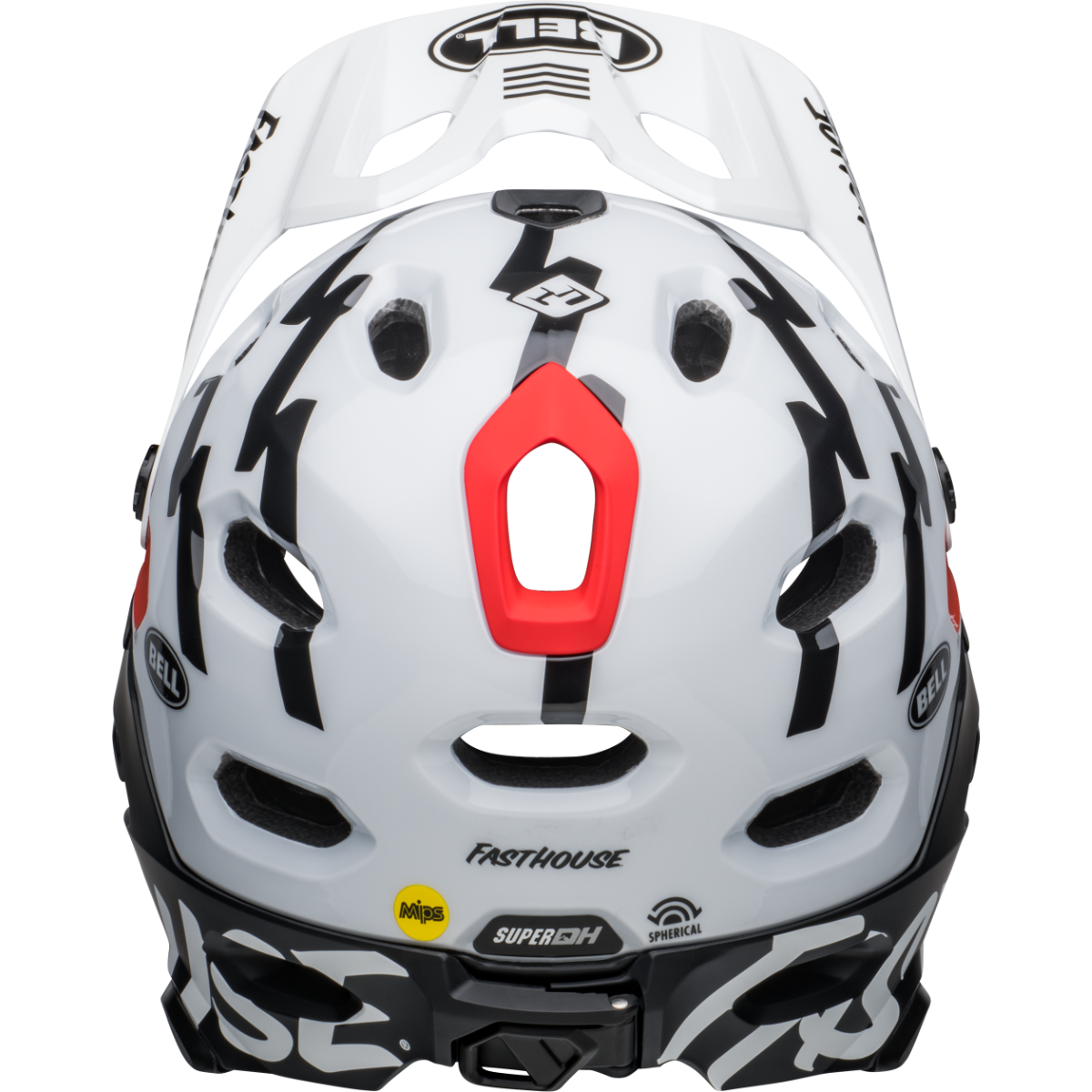 Bell Super DH Mips Fullface Helmet Fasthouse White/Black