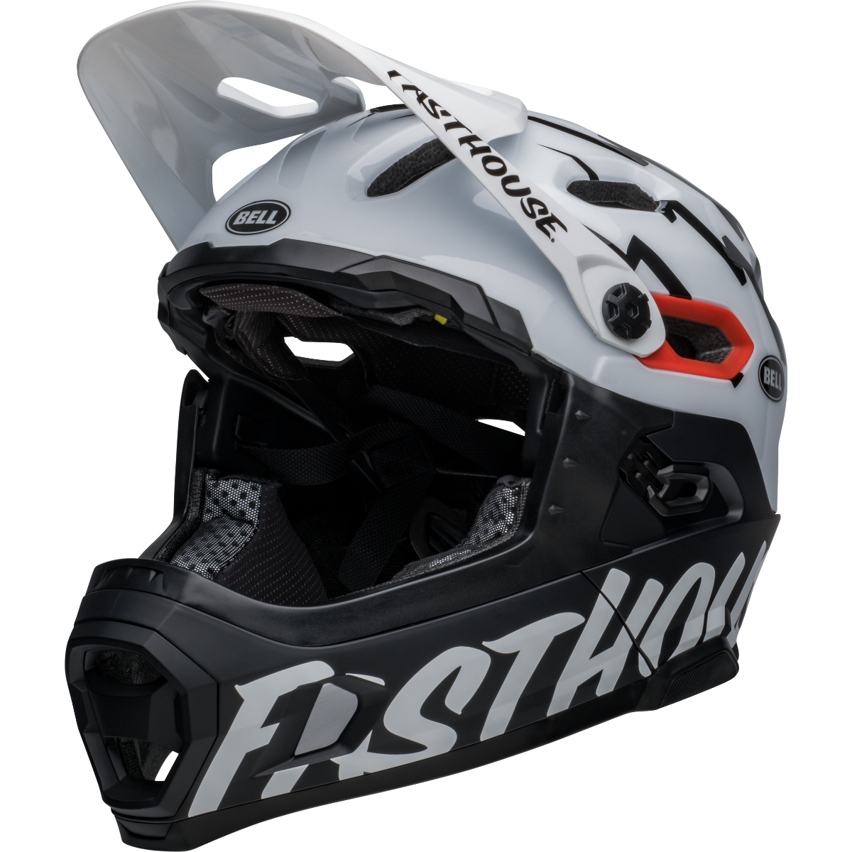 Bell Super DH Mips Fullface Helmet Fasthouse White/Black