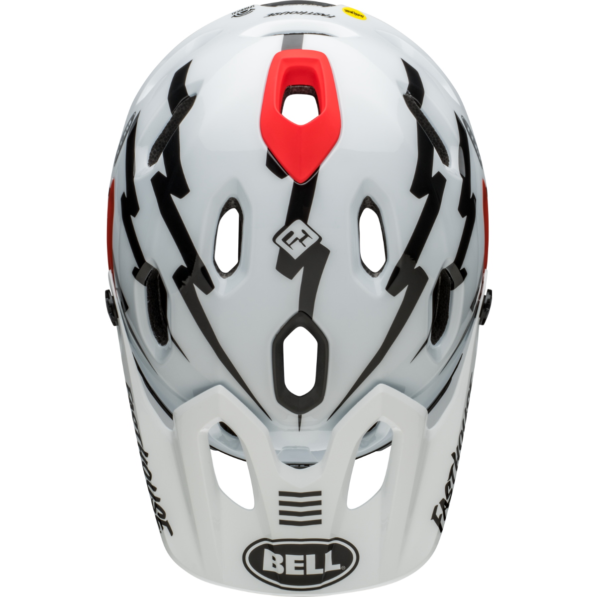 Bell Super DH Mips Fullface Helmet Fasthouse White/Black