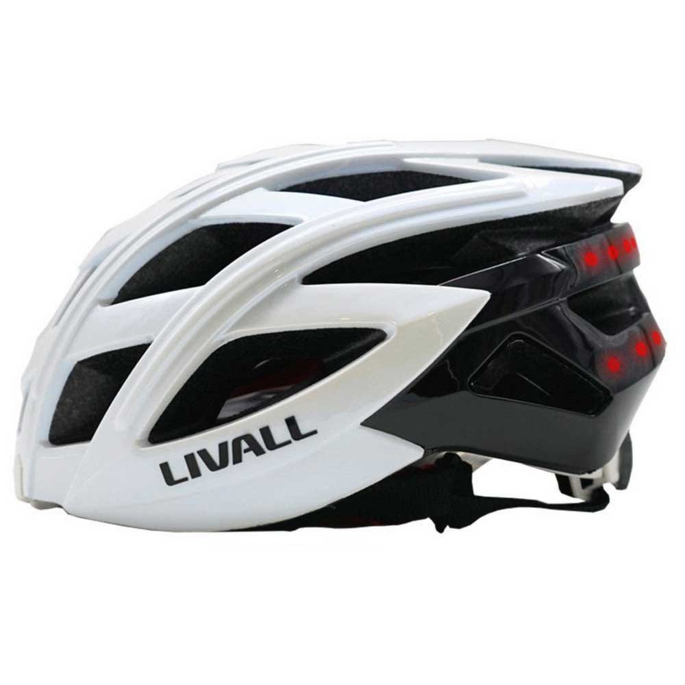 Livall Smart Road Bike Helmet 55-61cm White